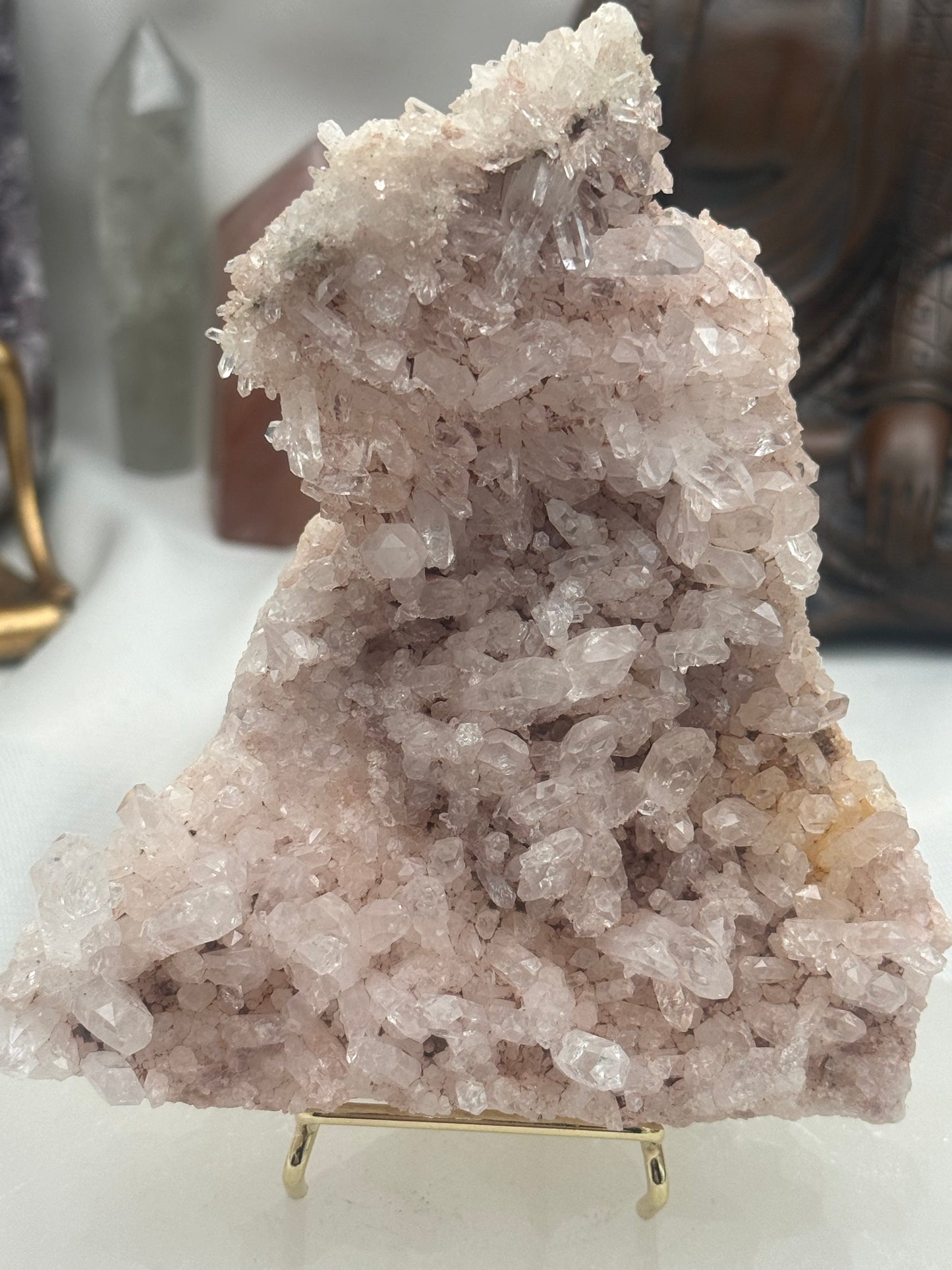Pink Lithium Lemurian Quartz Slab