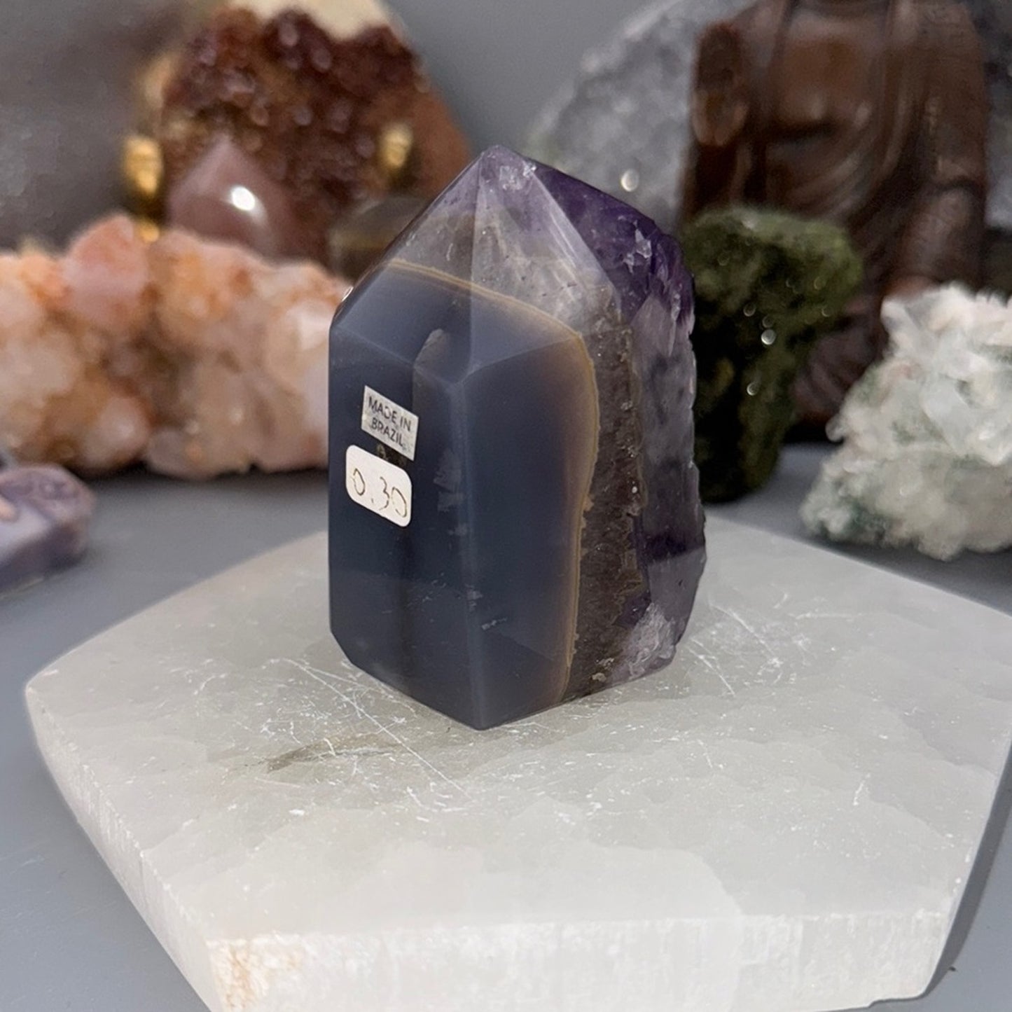 Amethyst Crystal Cluster Tower