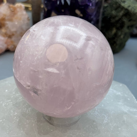 Rose Quartz Crystal Sphere