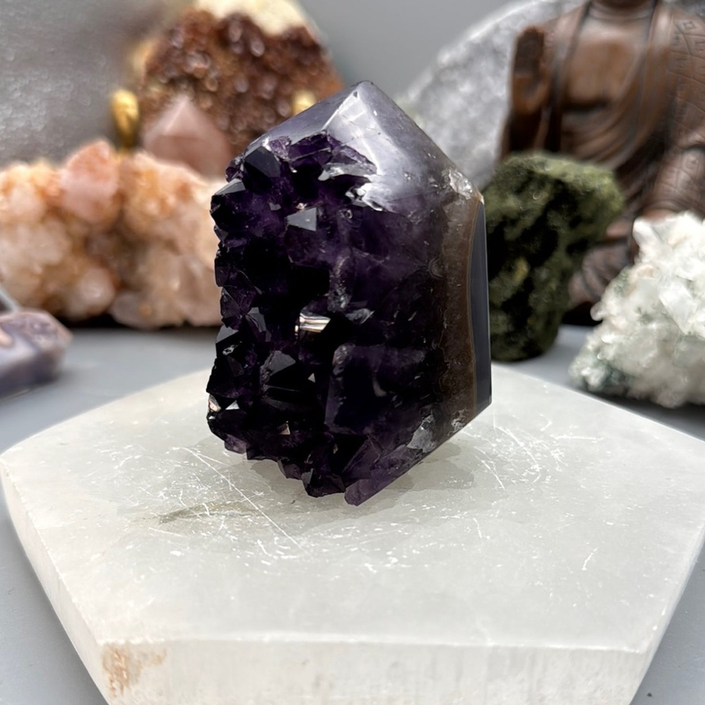 Amethyst Crystal Cluster Tower