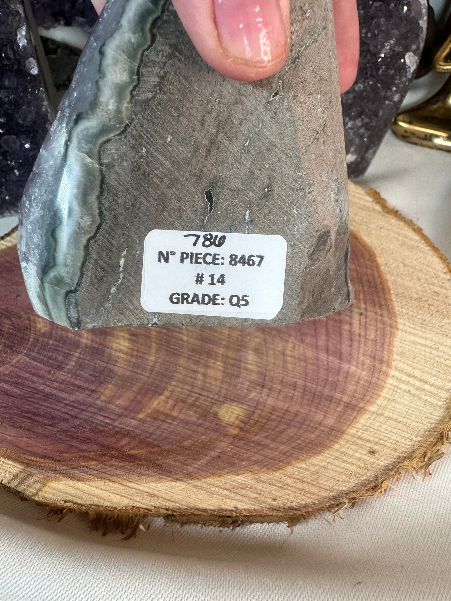 Rainbow Amethyst - Raw Basecut