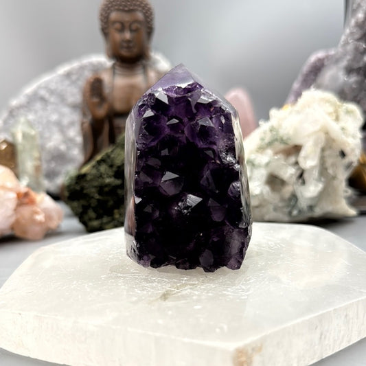 Amethyst Crystal Cluster Tower