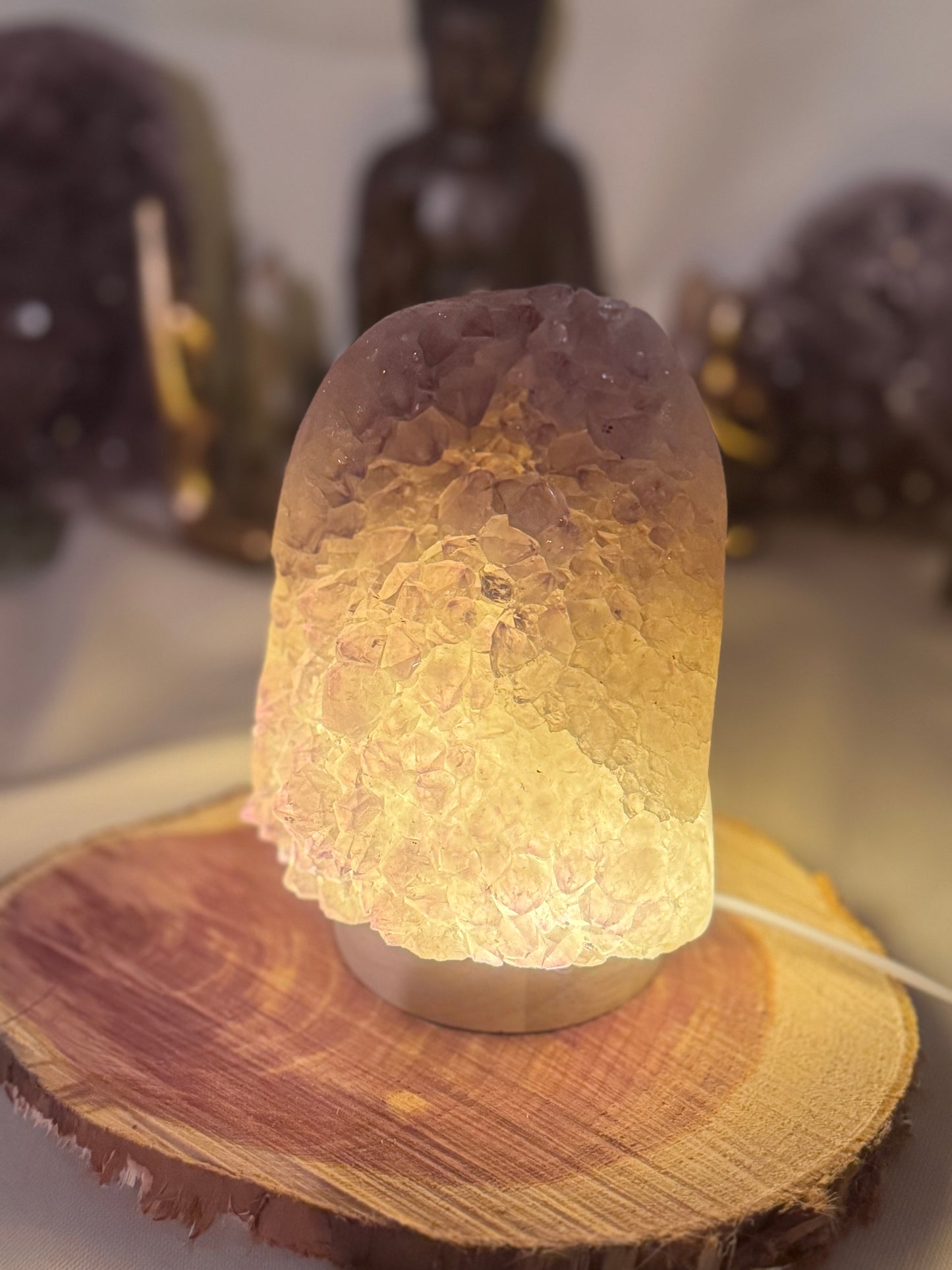 Rainbow Amethyst - Raw Basecut