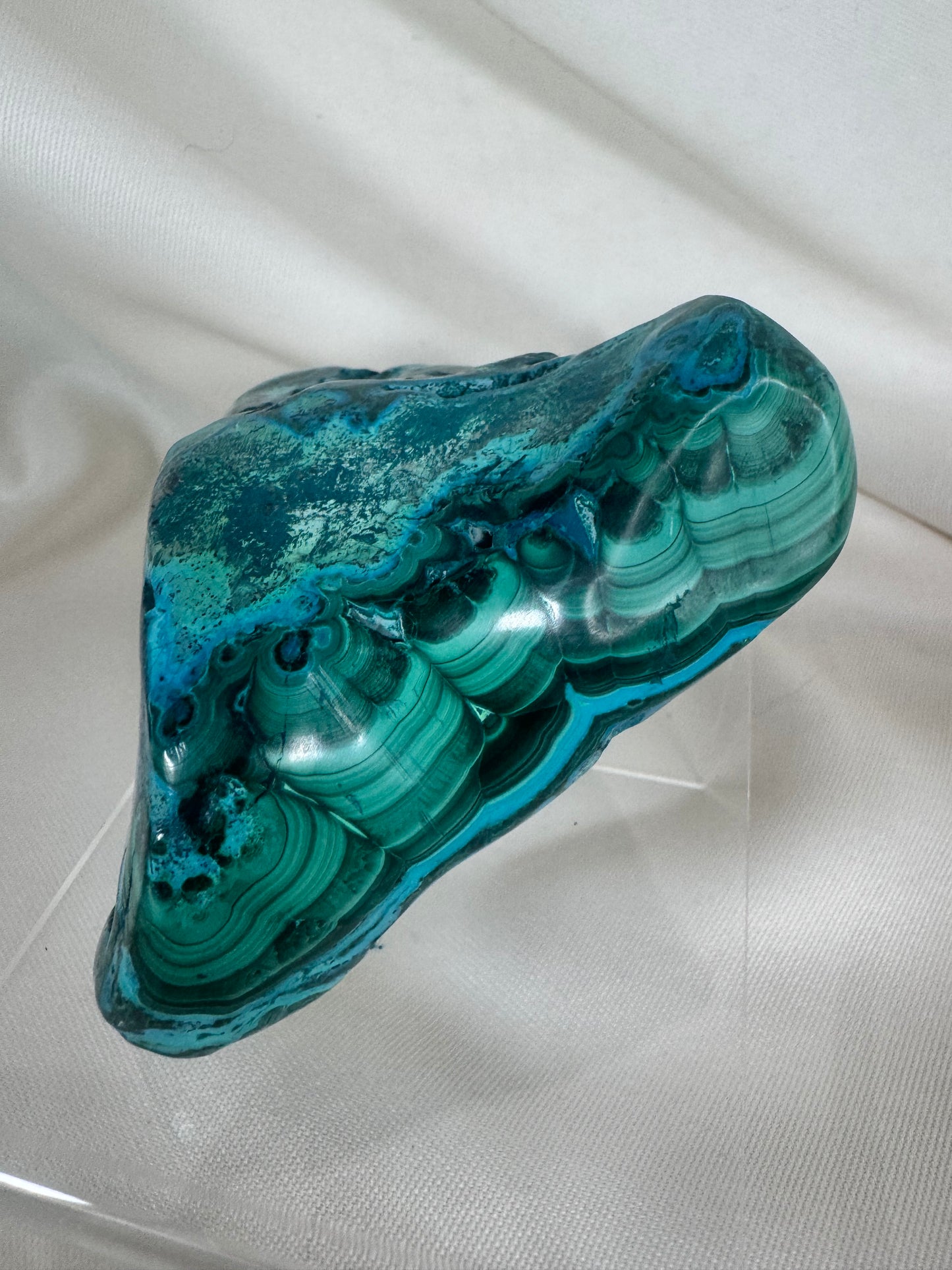 Chrysocolla & Malachite Polished Raw