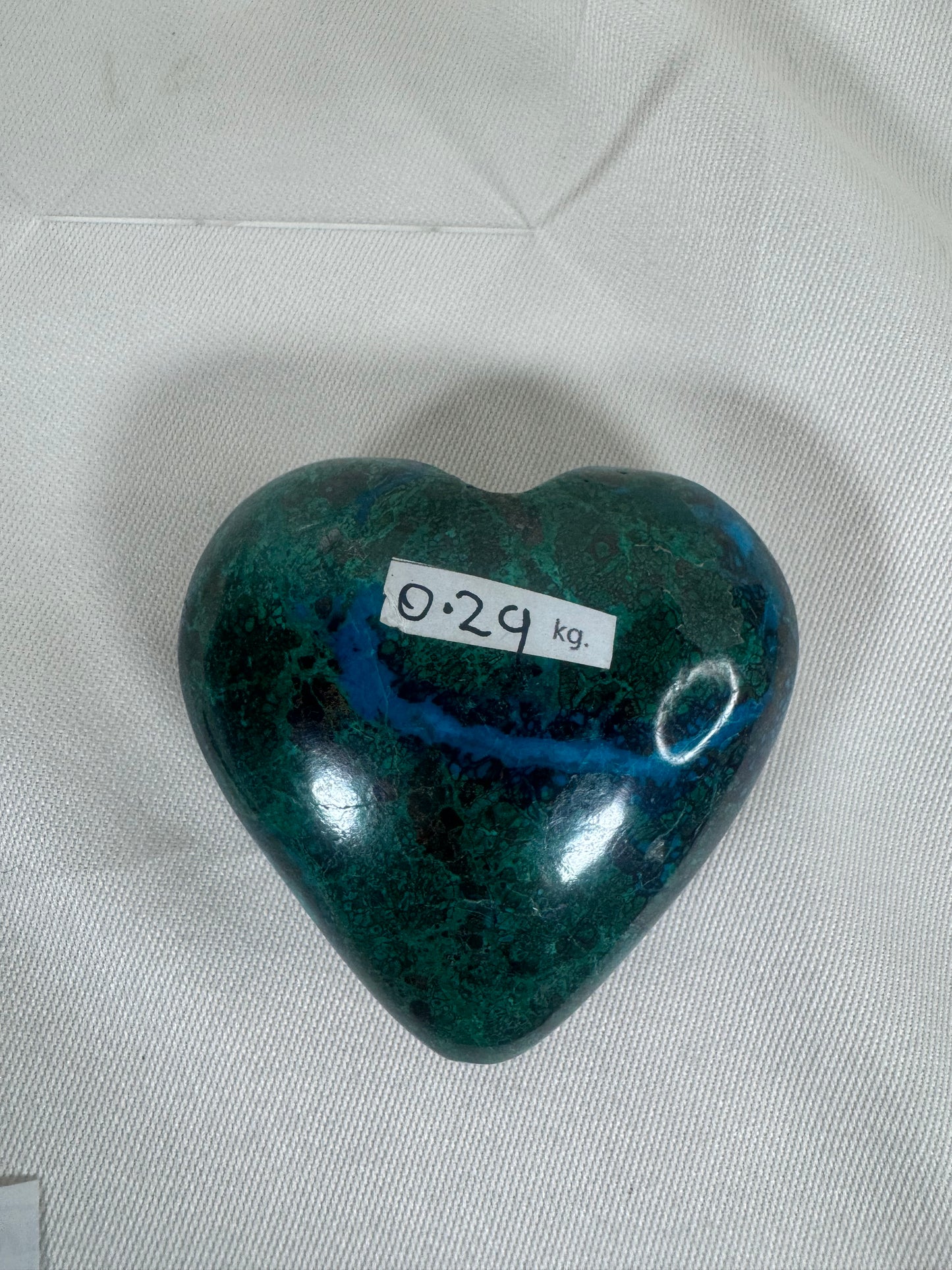 Chrysocolla Heart