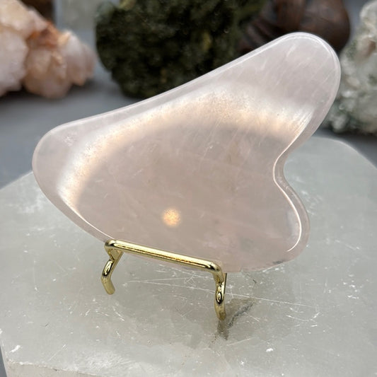 Rose Quartz Gua Sha Facial Tool