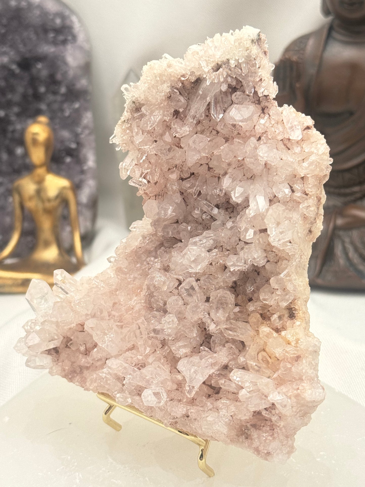 Pink Lithium Lemurian Quartz Slab