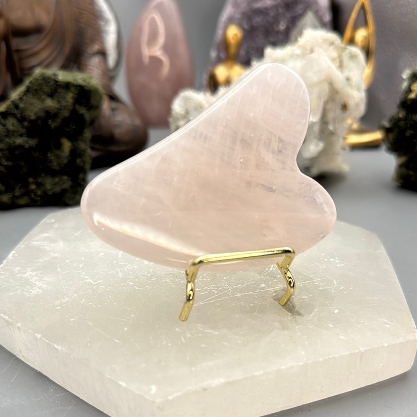 Rose Quartz Gua Sha Facial Tool