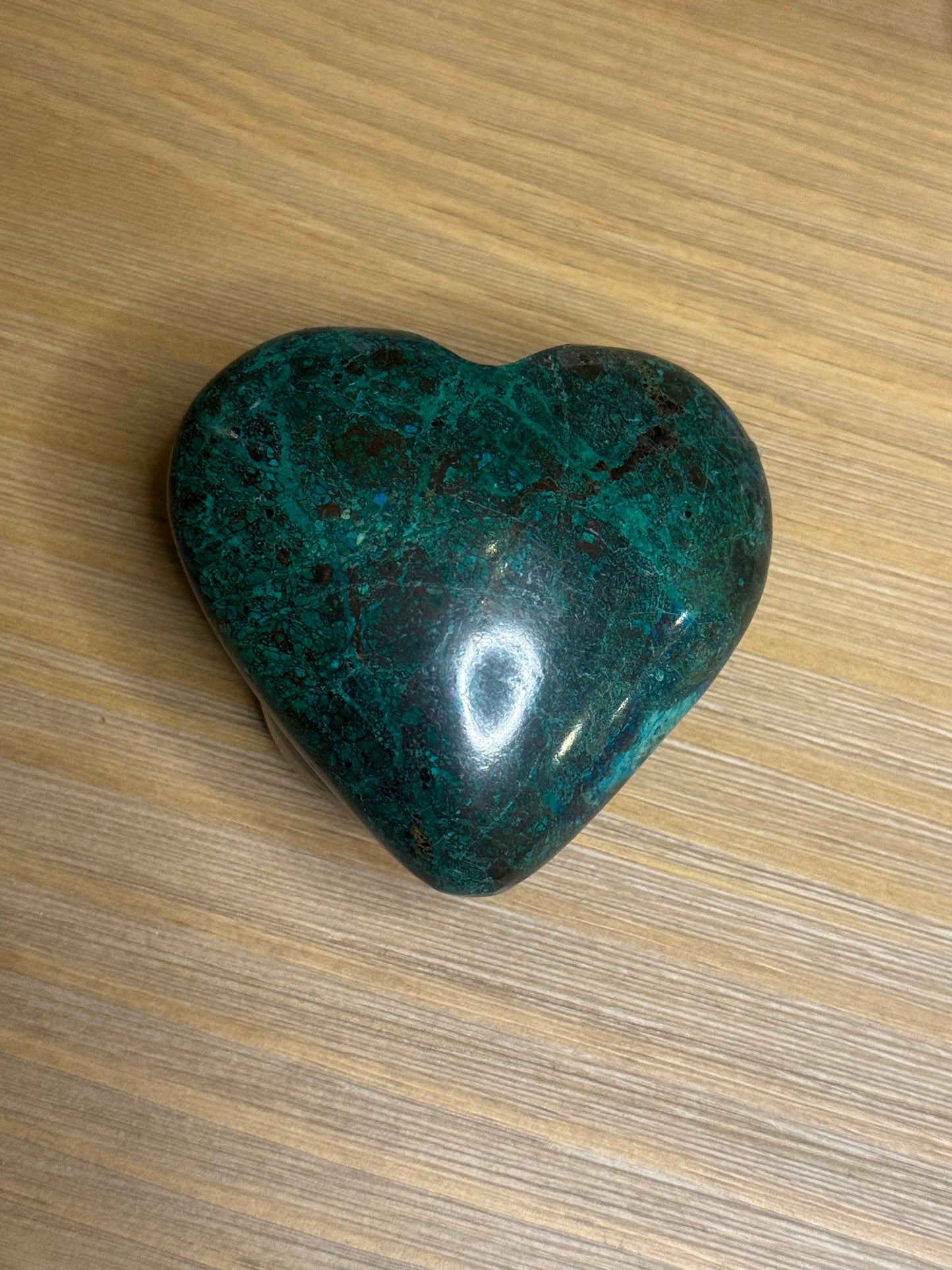 Chrysocolla Heart