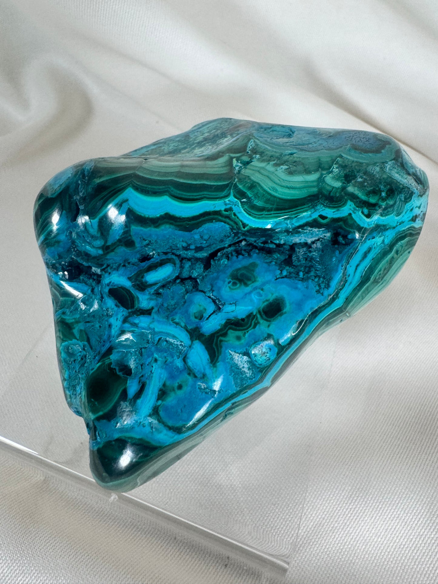 Chrysocolla & Malachite Polished Raw