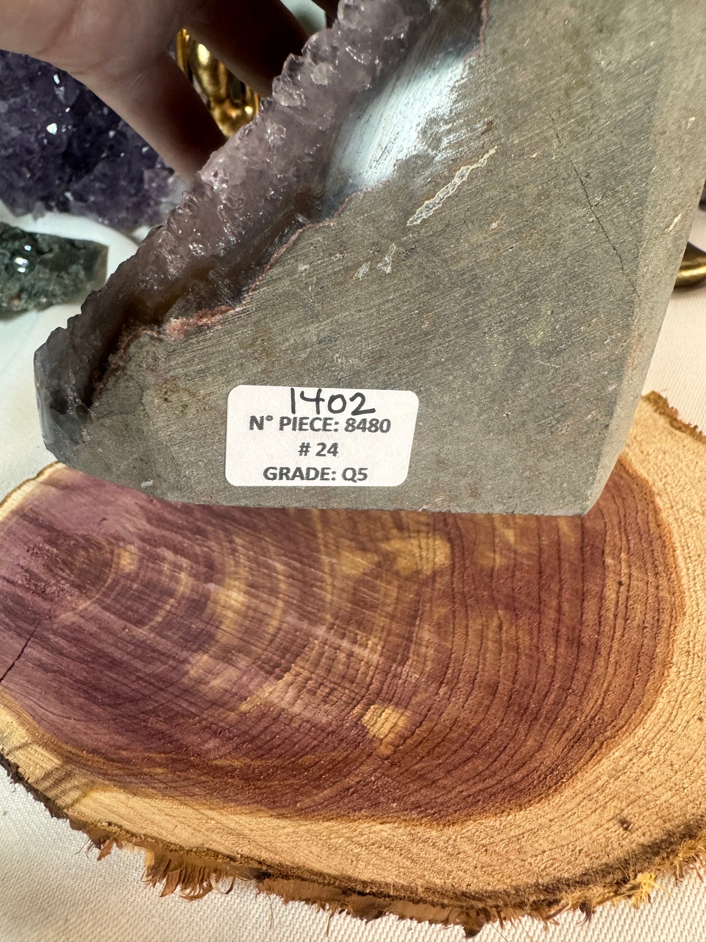 Rainbow Amethyst - Raw Basecut