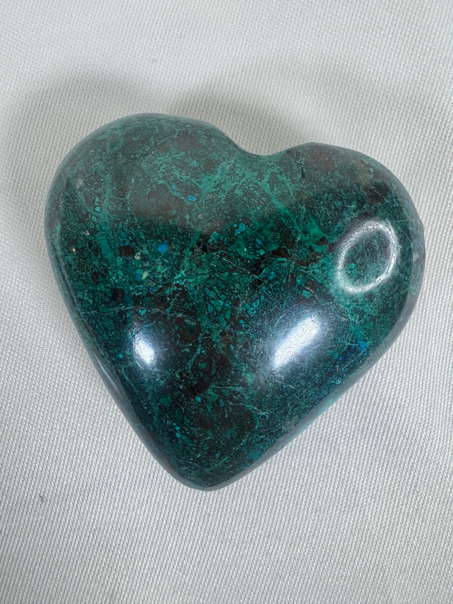 Chrysocolla Heart
