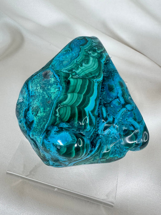 Chrysocolla & Malachite Polished Raw