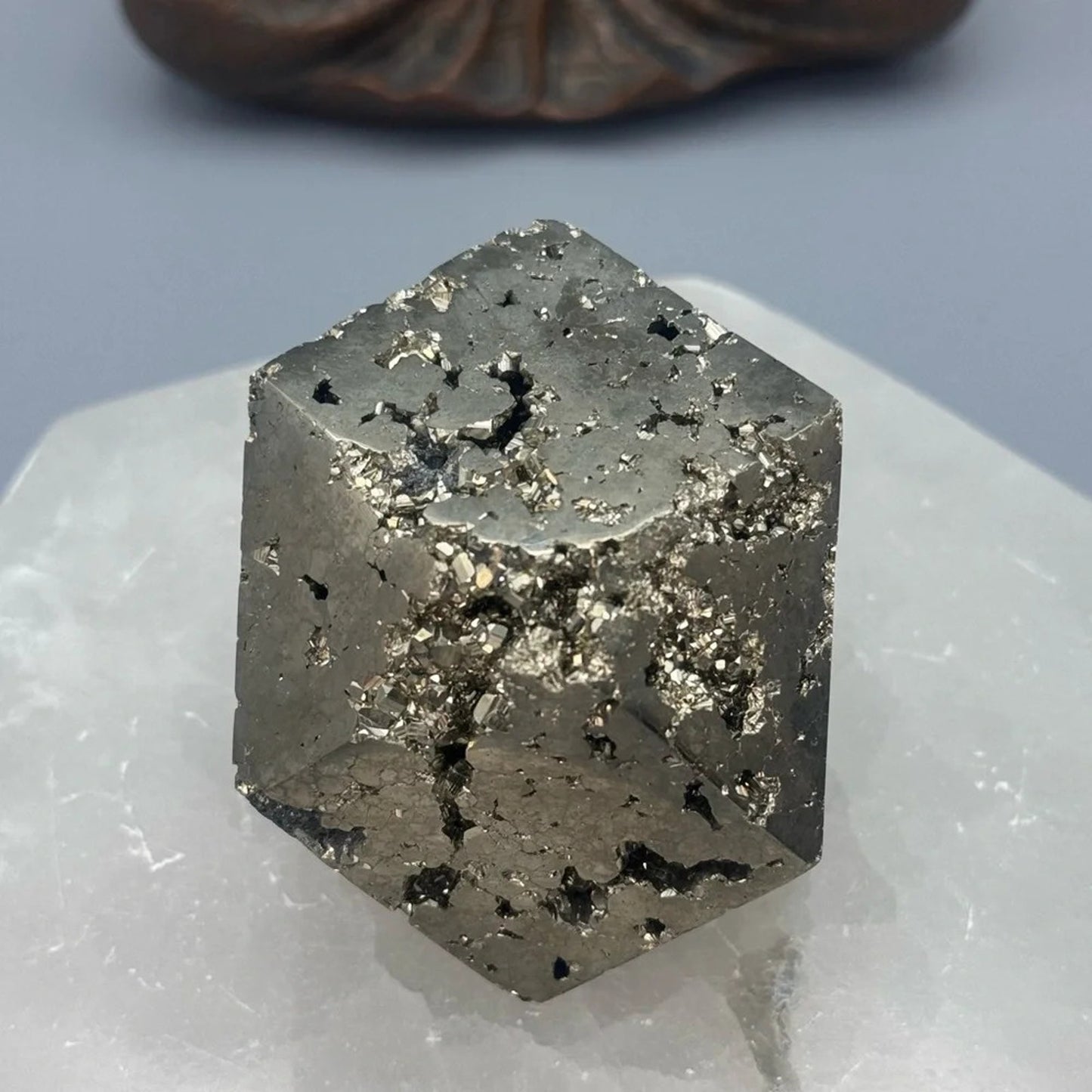 Pyrite Tetra- Octahedron 14 sided Cube