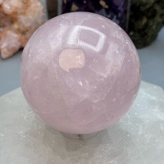 Rose Quartz Crystal Sphere