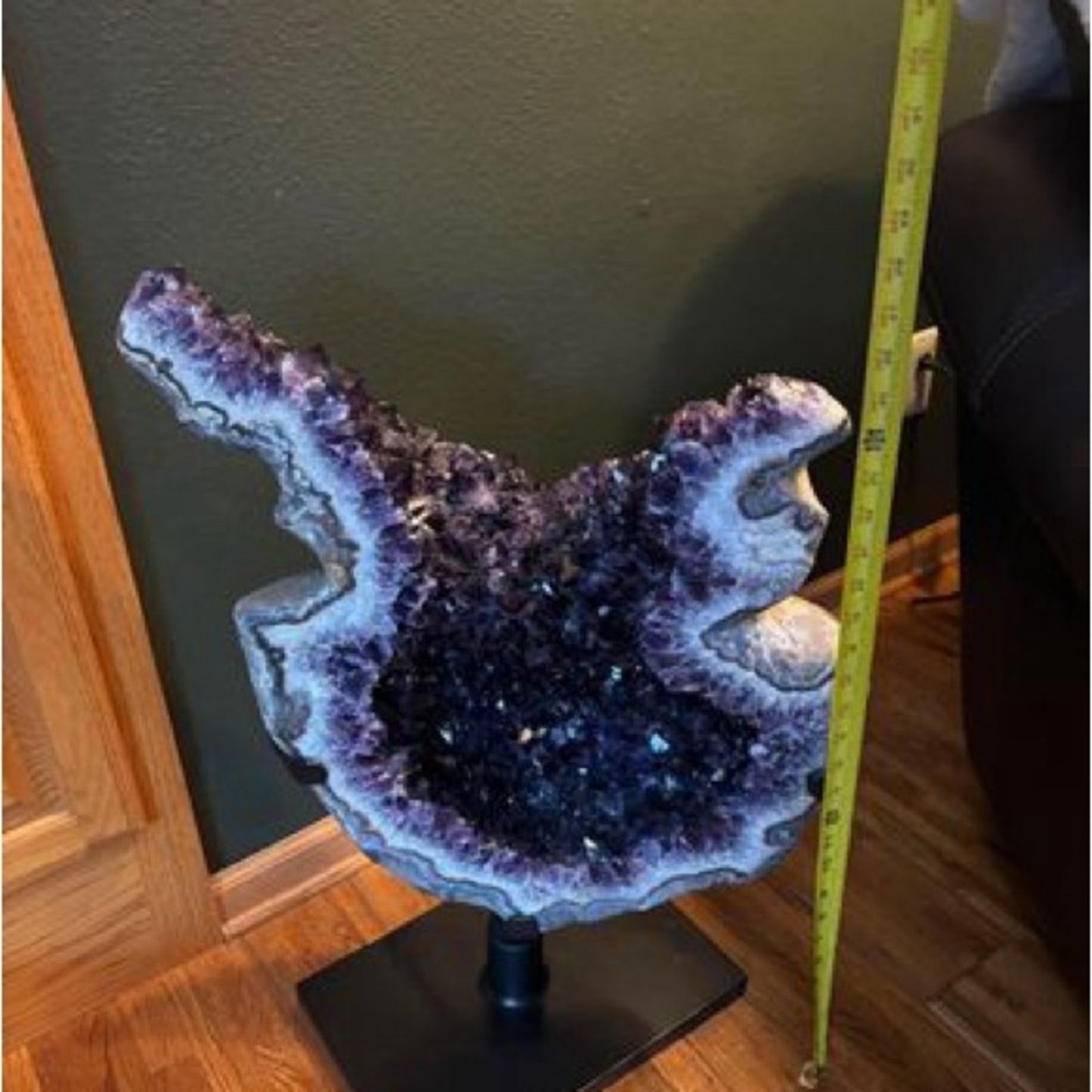 Huge Waterfall Amethyst Statement Piece AAAA Quality Brazilian Amethyst