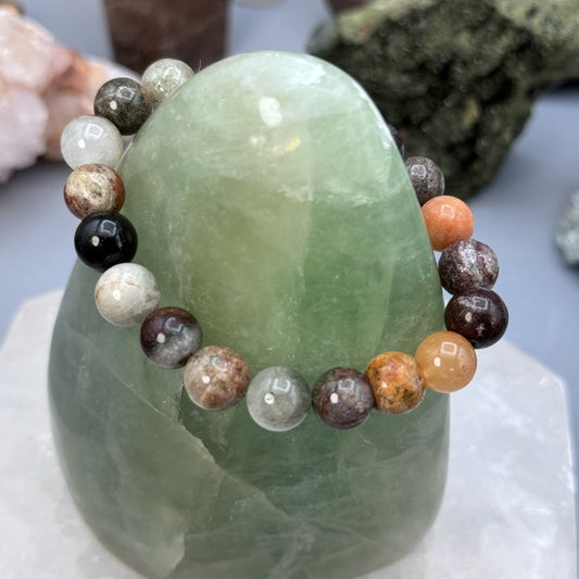 Garden Quartz Beaded Bracelet 9mm