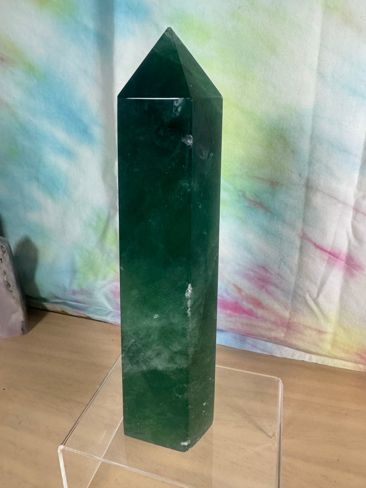 Fluorite Tower- Giant Green Fluorite