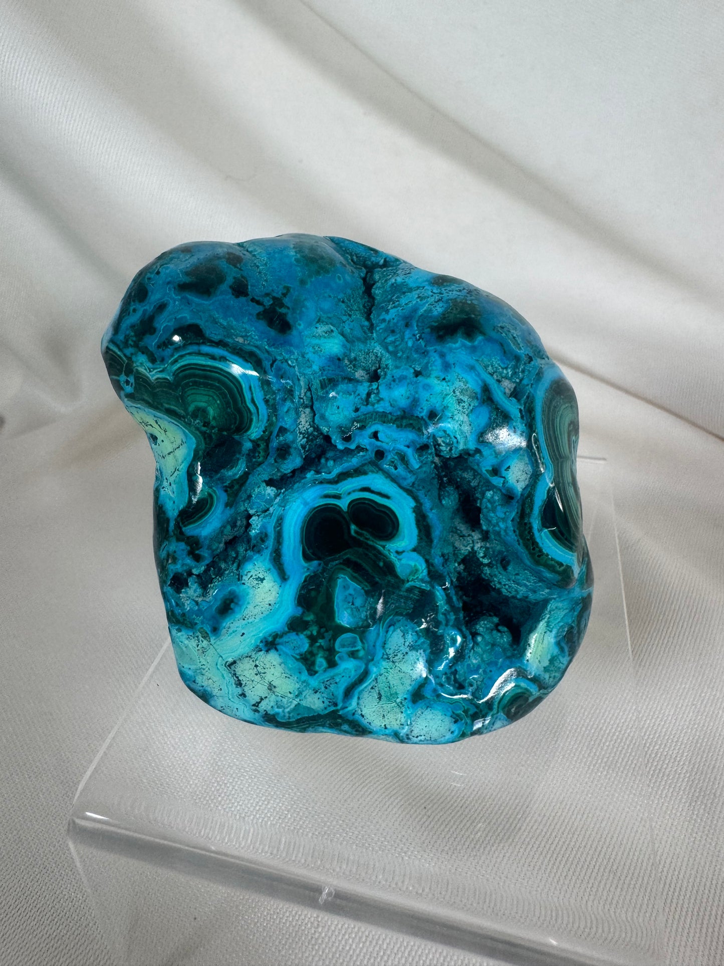 Chrysocolla & Malachite Polished Raw