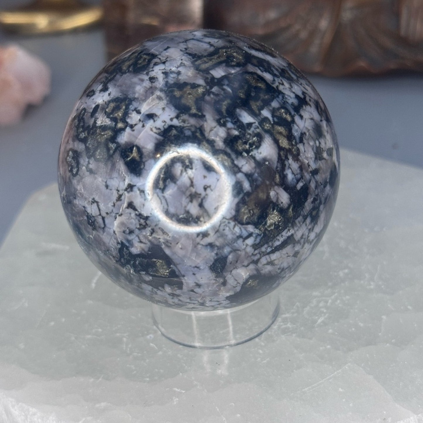 Indigo Gabbro Sphere