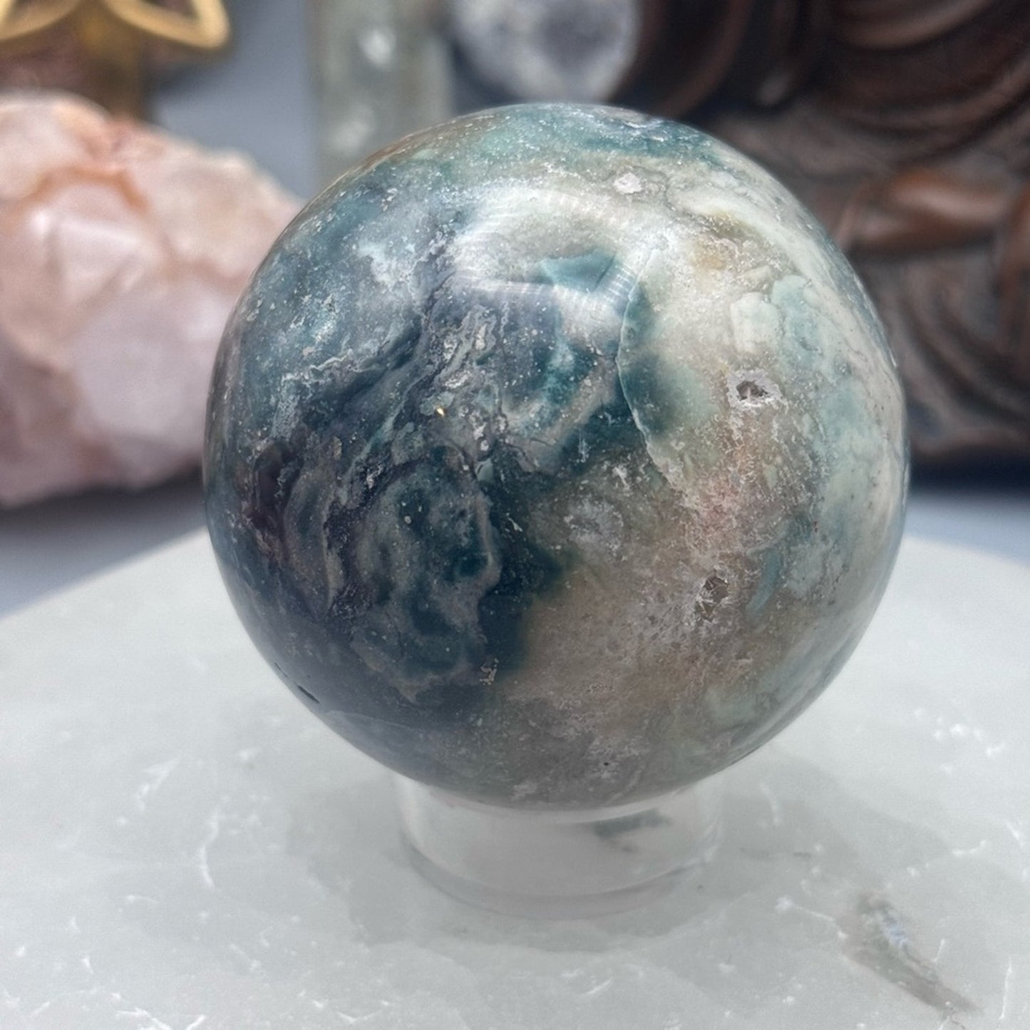 Ocean Jasper Sphere