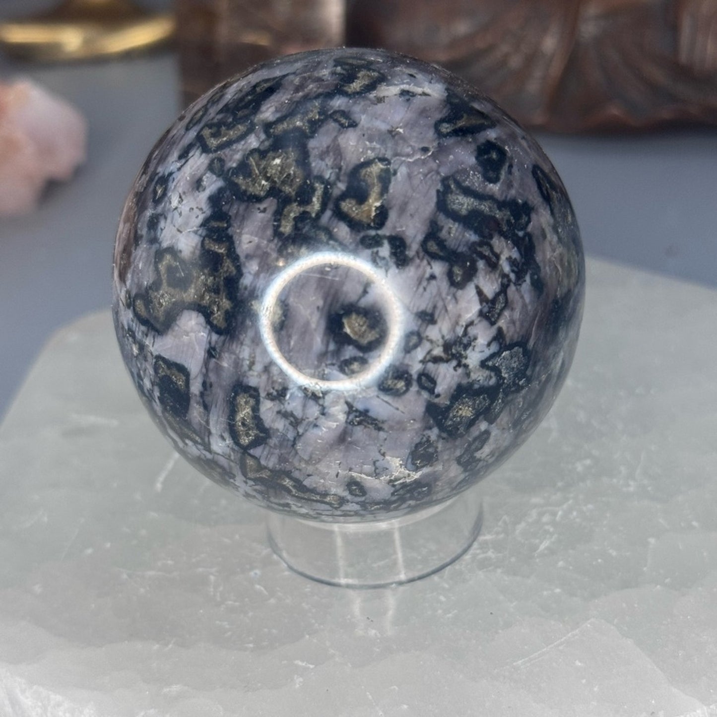 Indigo Gabbro Sphere