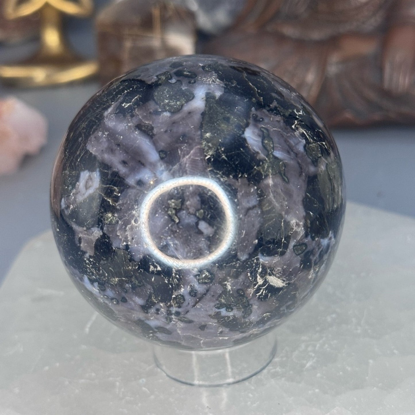 Indigo Gabbro Sphere