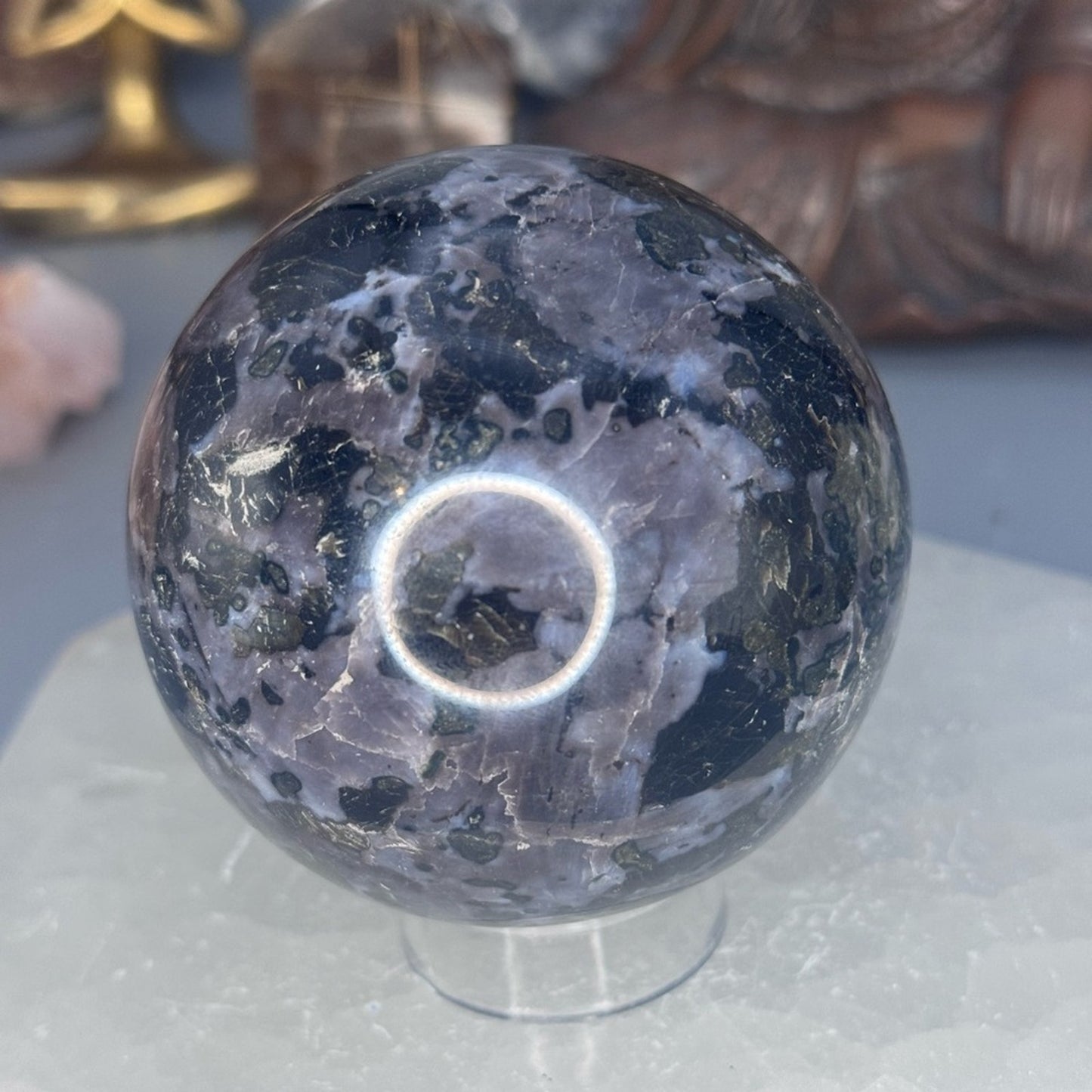 Indigo Gabbro Sphere