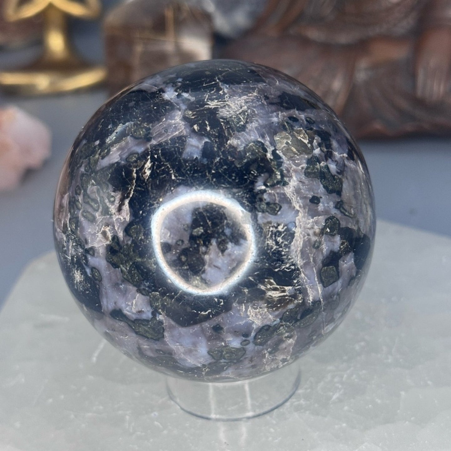 Indigo Gabbro Sphere