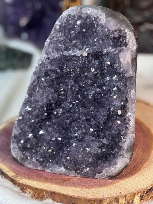 Rainbow Amethyst - Raw Basecut