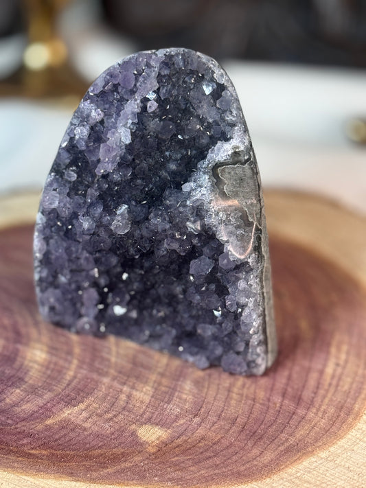 Rainbow Amethyst - Raw Basecut