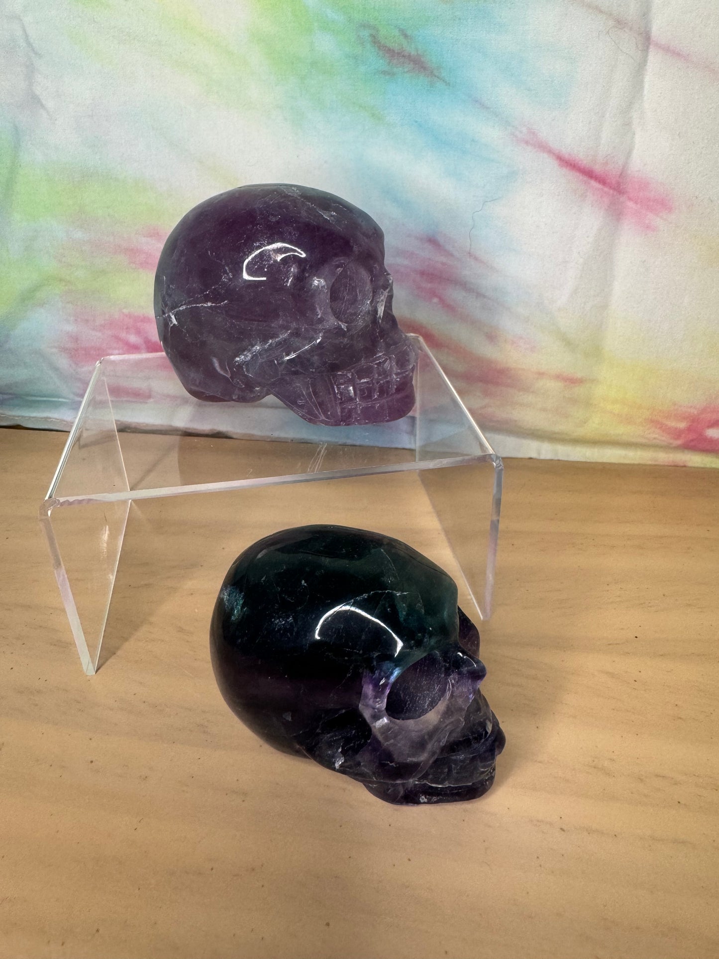 Fluorite Skulls