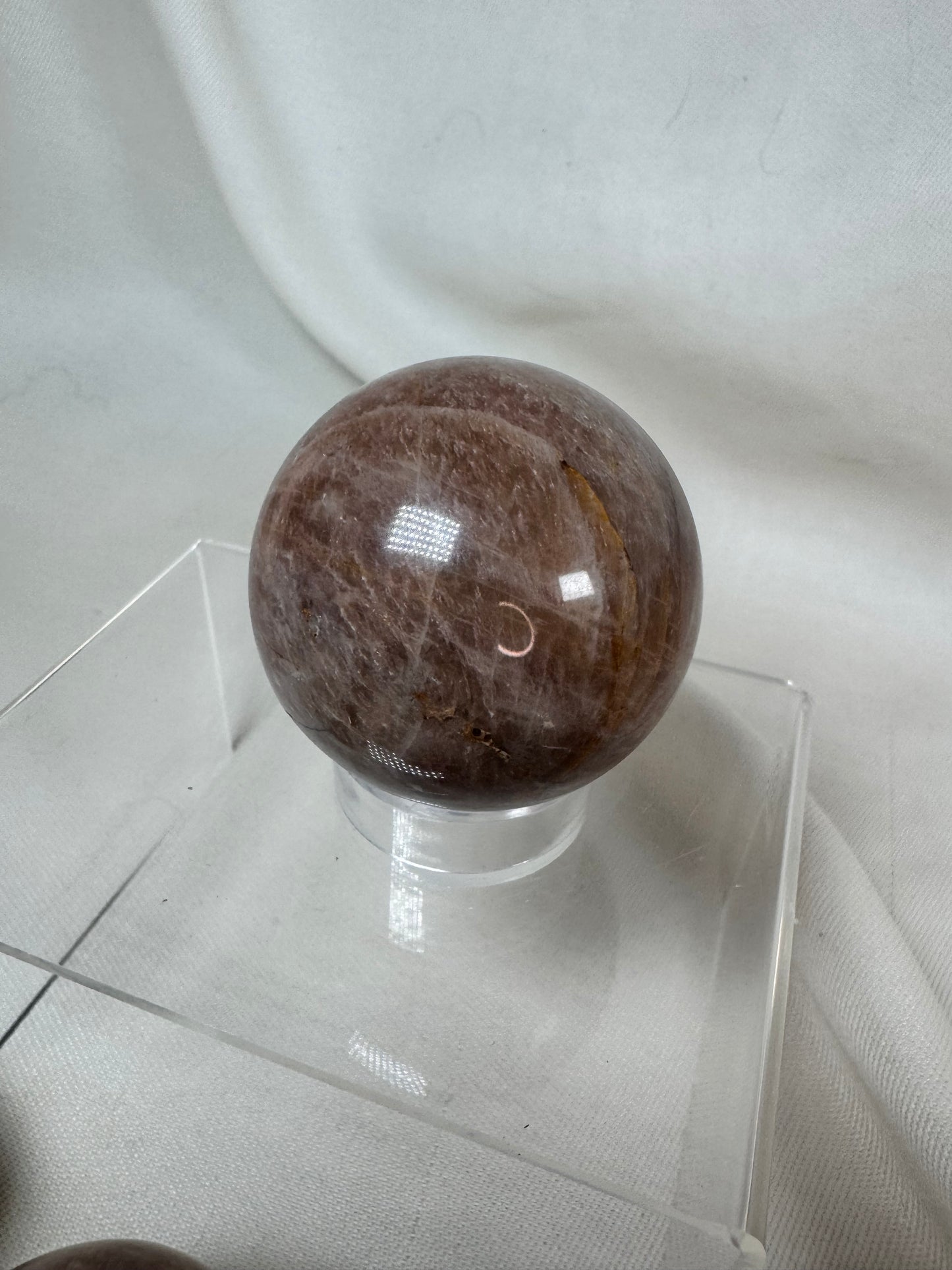 Peach Moonstone Sphere