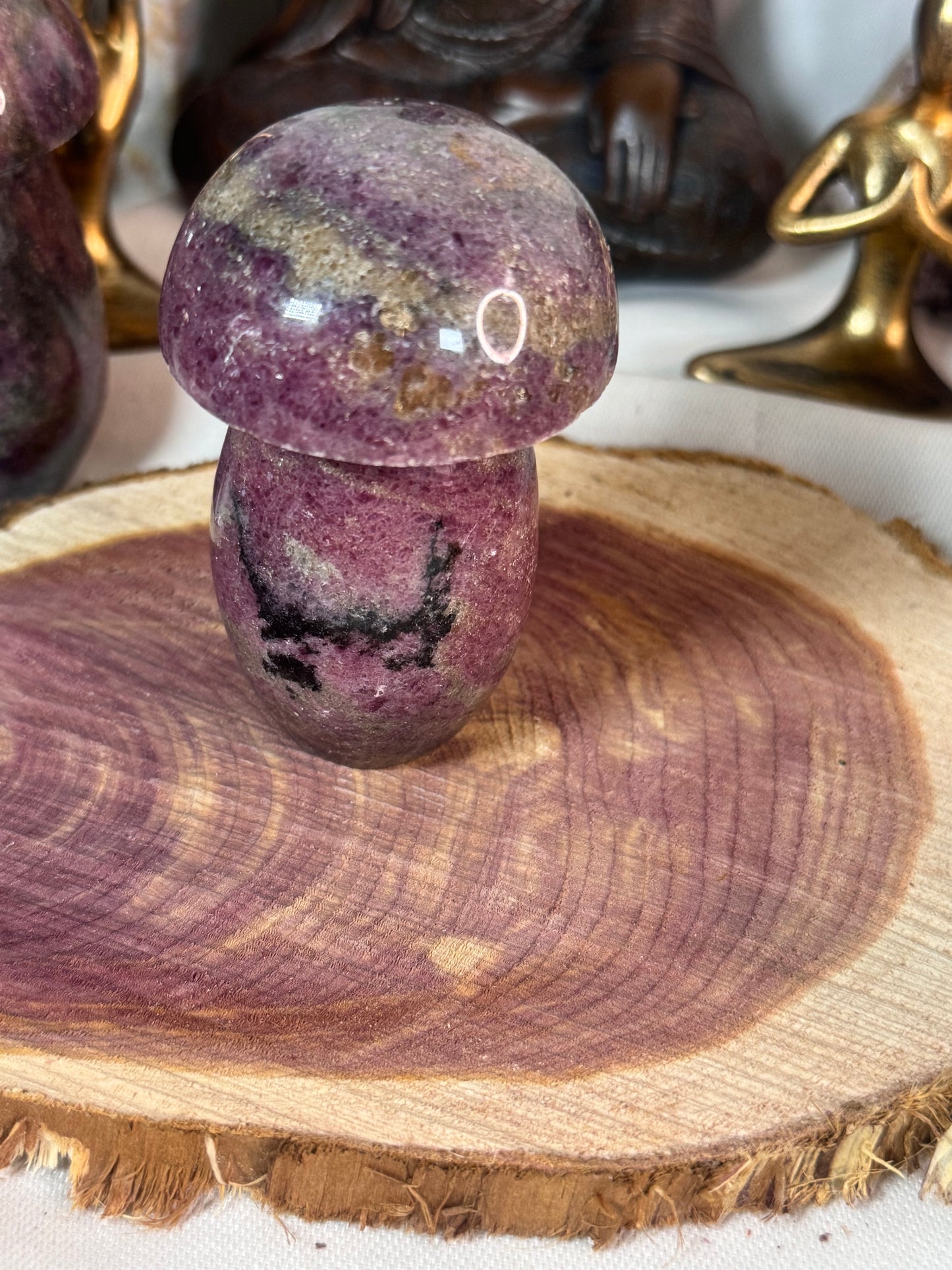 Rhodonite Mushroom