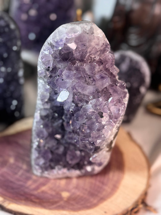 Rainbow Amethyst - Raw Basecut