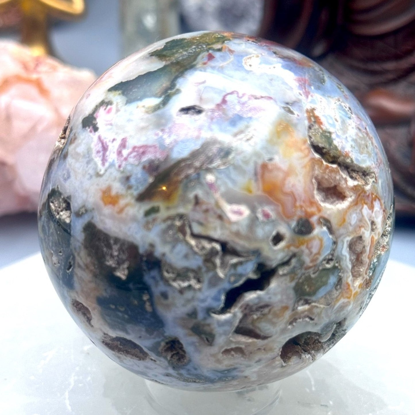 Ocean Jasper Sphere