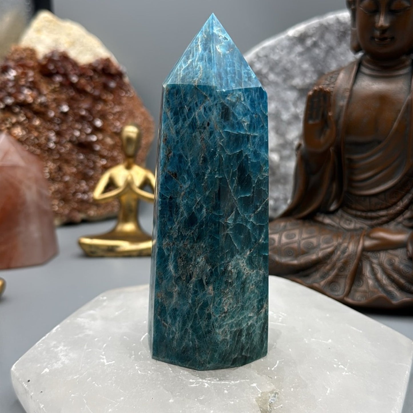 Blue Apatite Tower