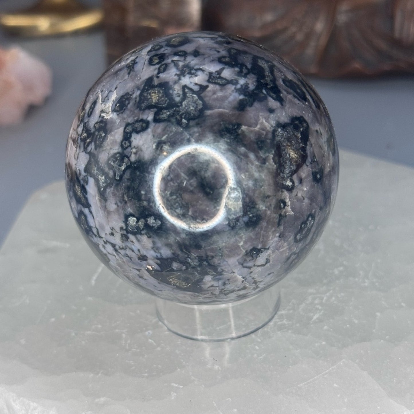 Indigo Gabbro Sphere