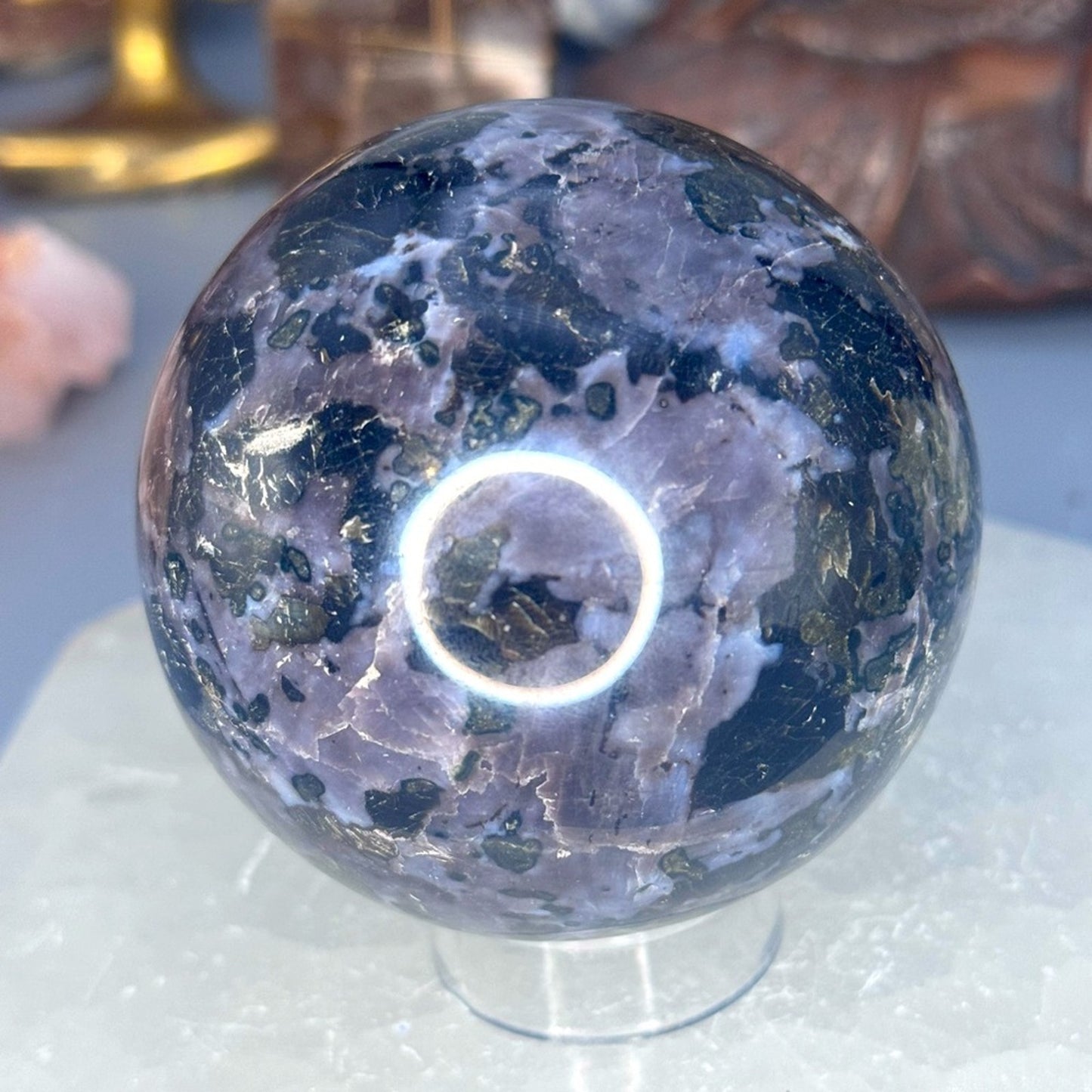 Indigo Gabbro Sphere