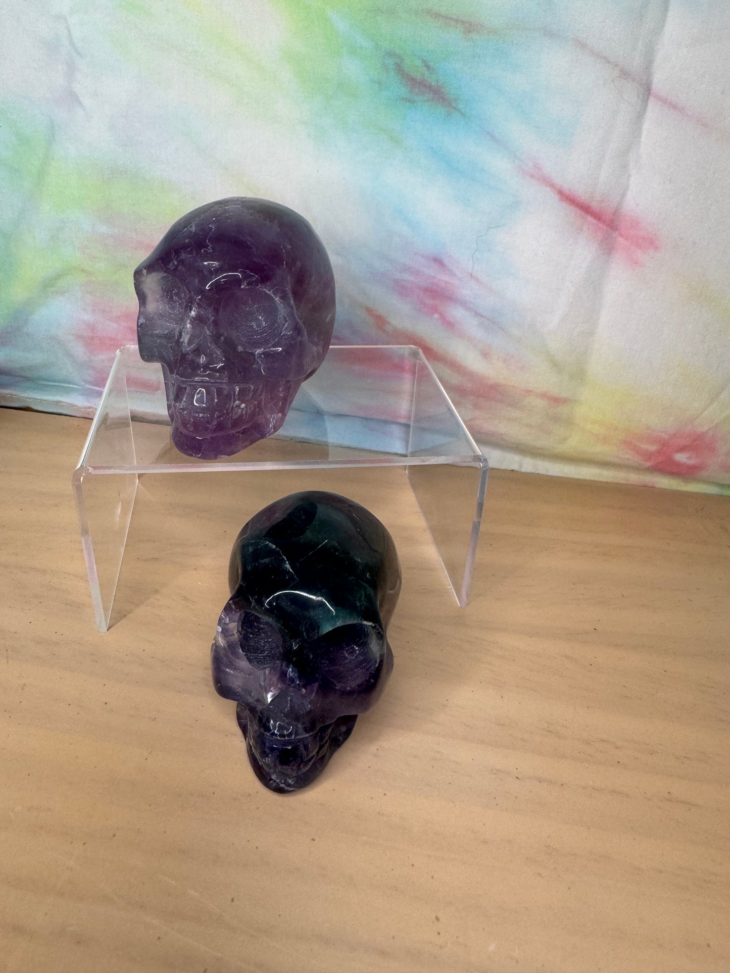 Fluorite Skulls