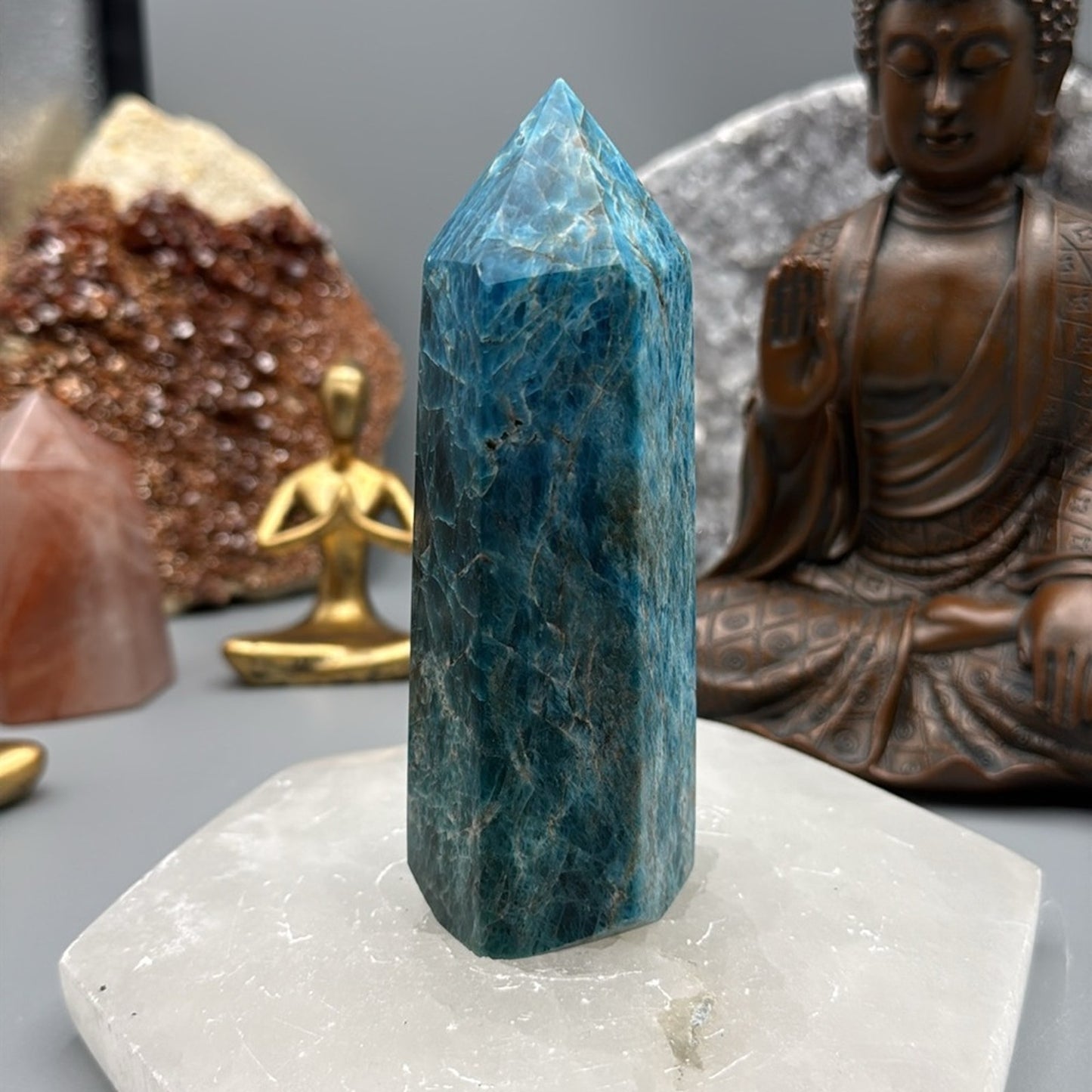 Blue Apatite Tower