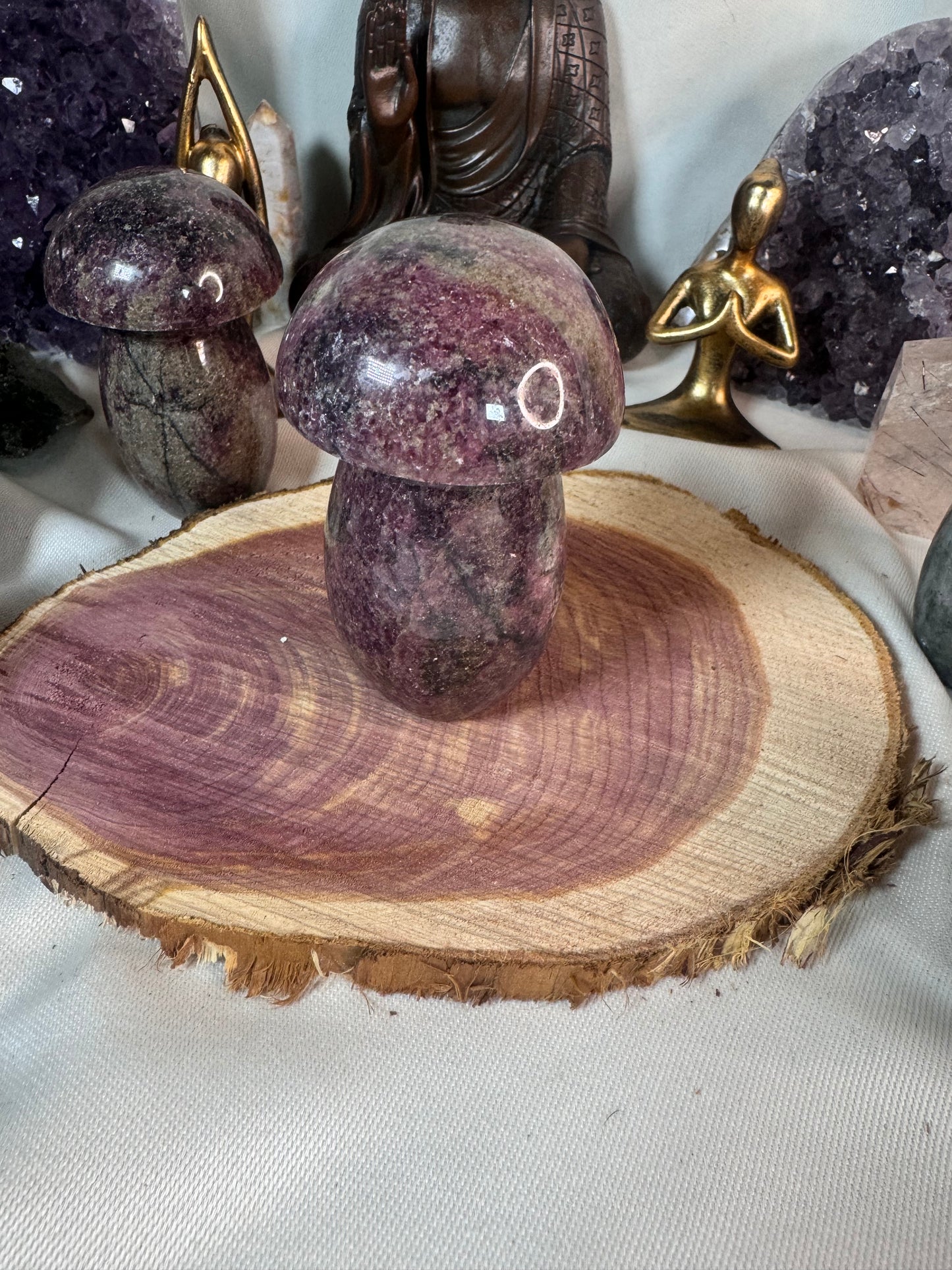 Rhodonite Mushroom