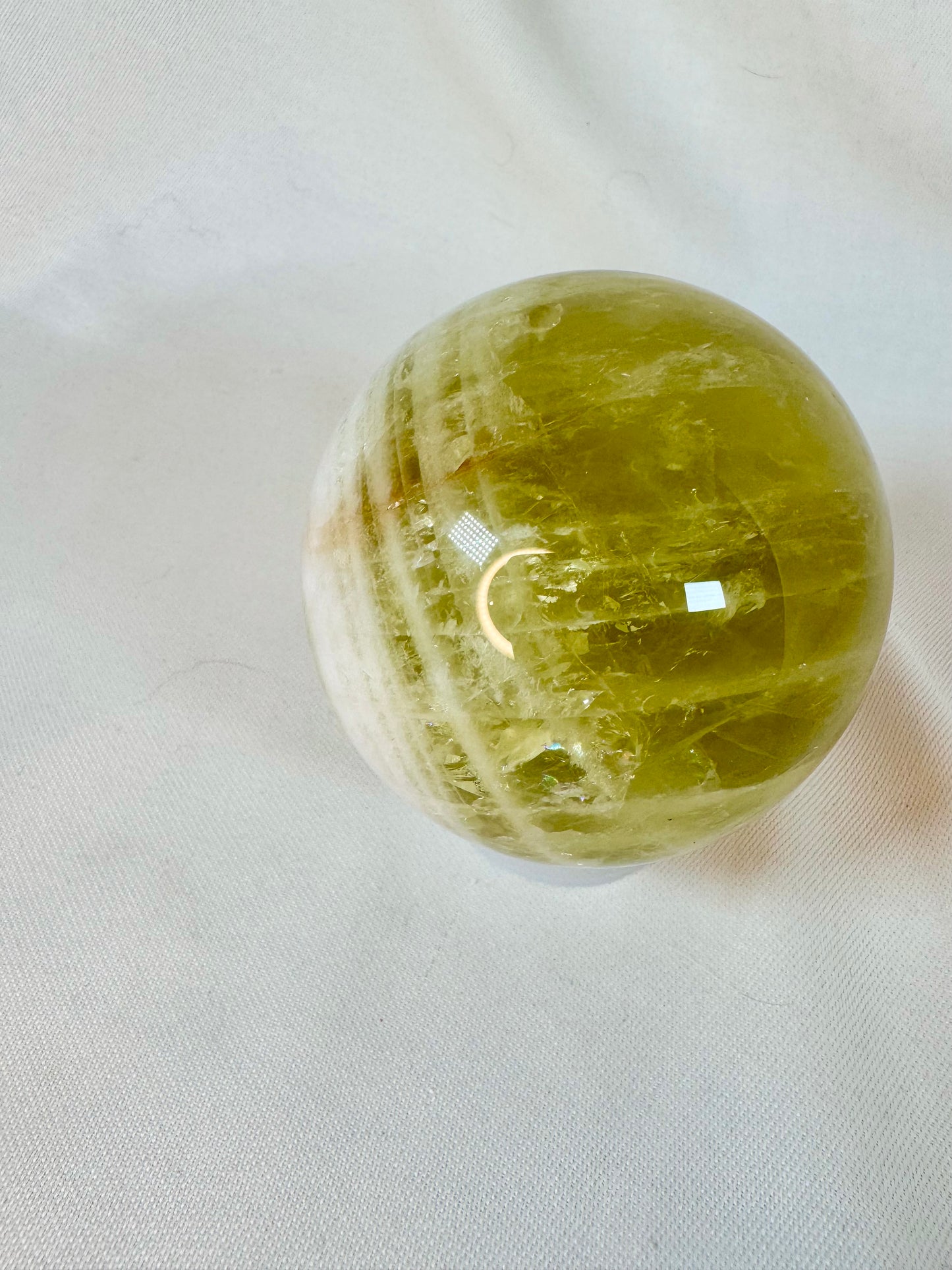 Lemon Citrine Sphere