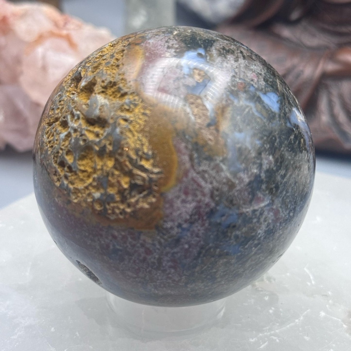 Ocean Jasper Sphere