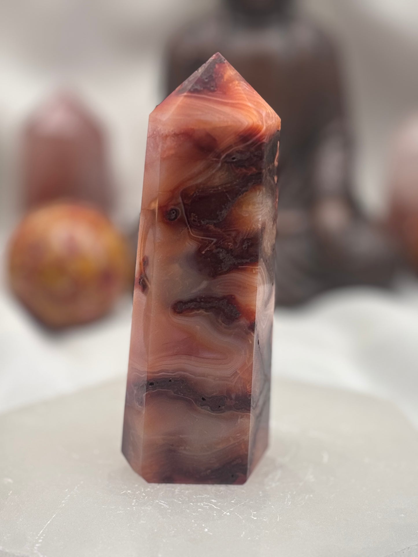 Carnelian Agate Tower