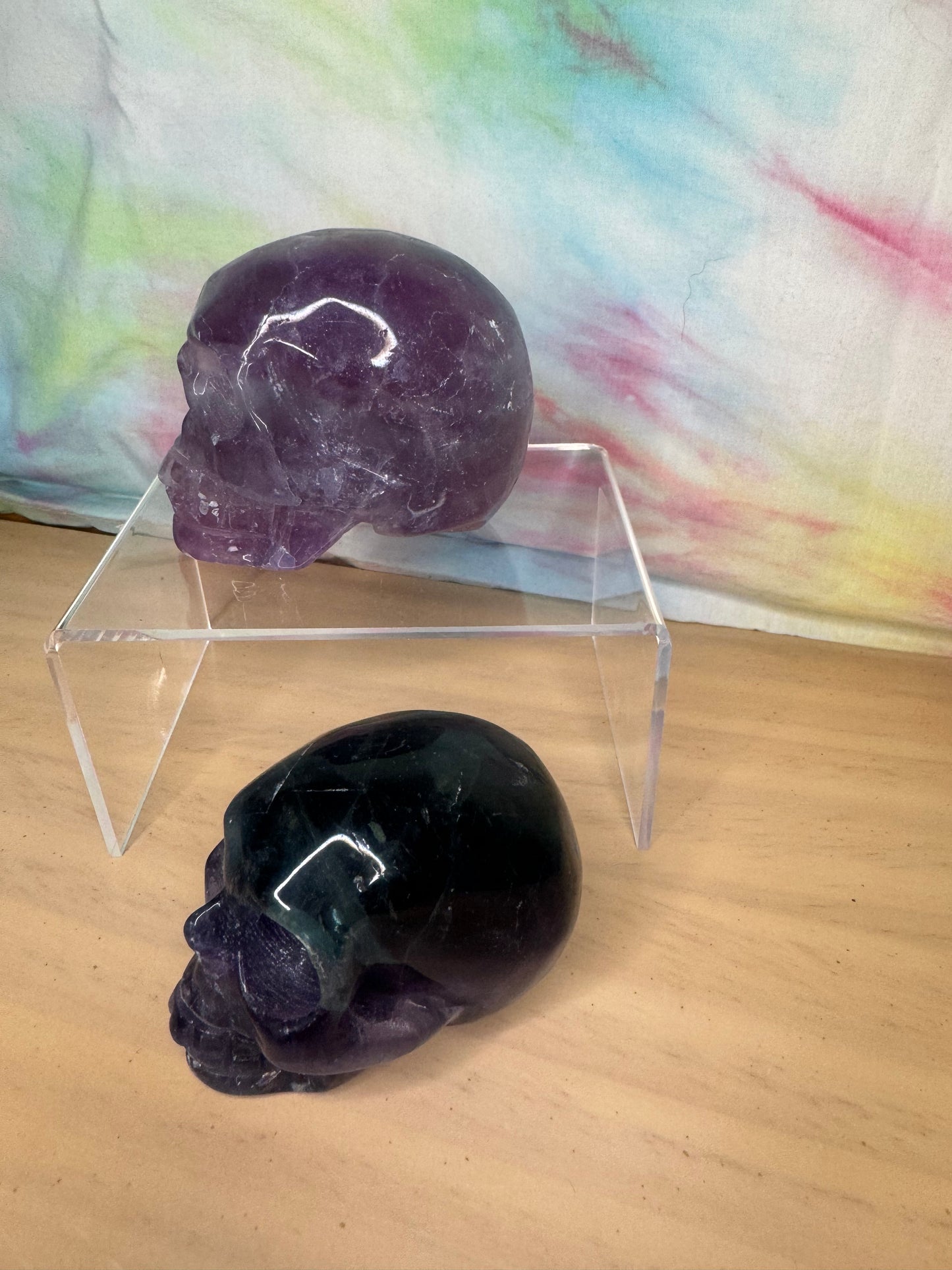 Fluorite Skulls