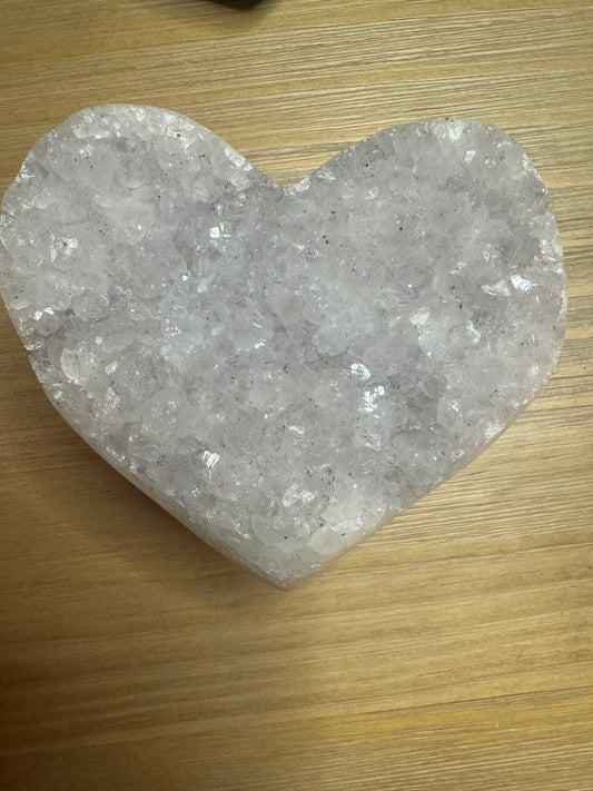 Clear Quartz Heart