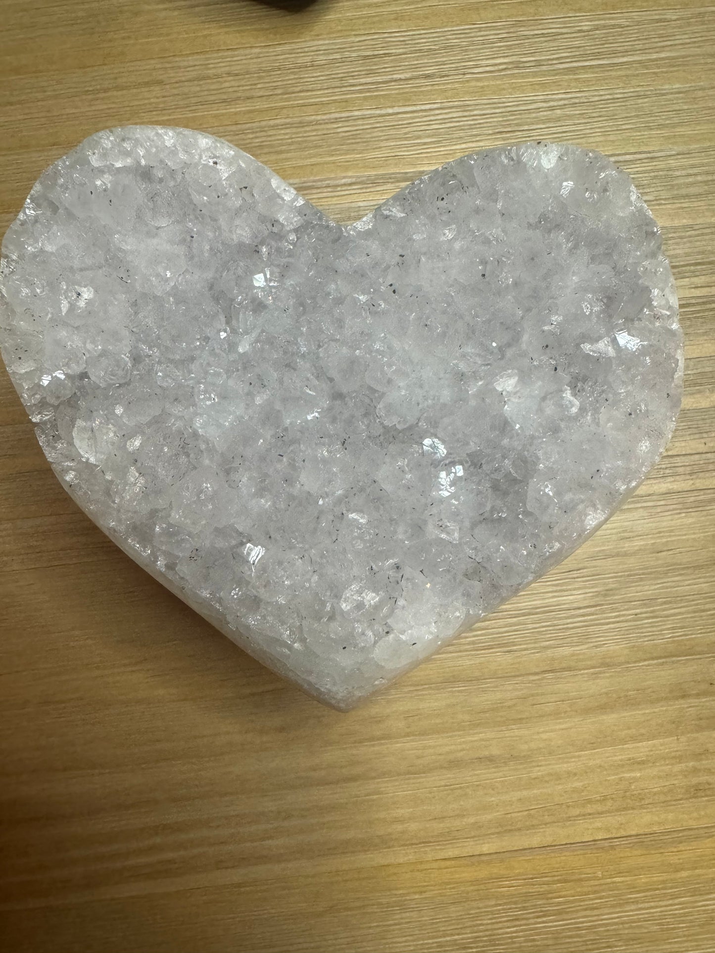 Clear Quartz Heart