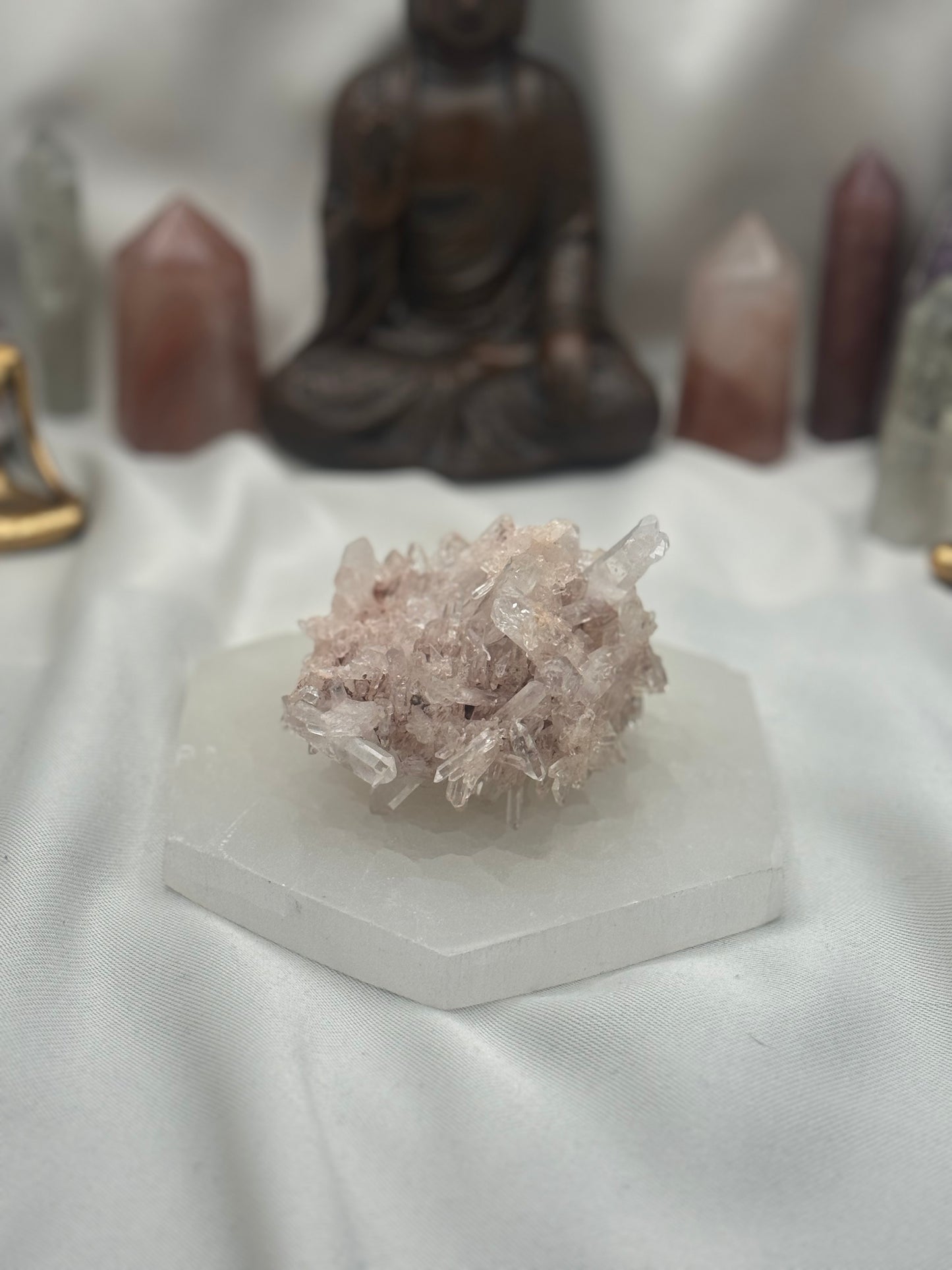 Pink Lithium Lemurian Quartz