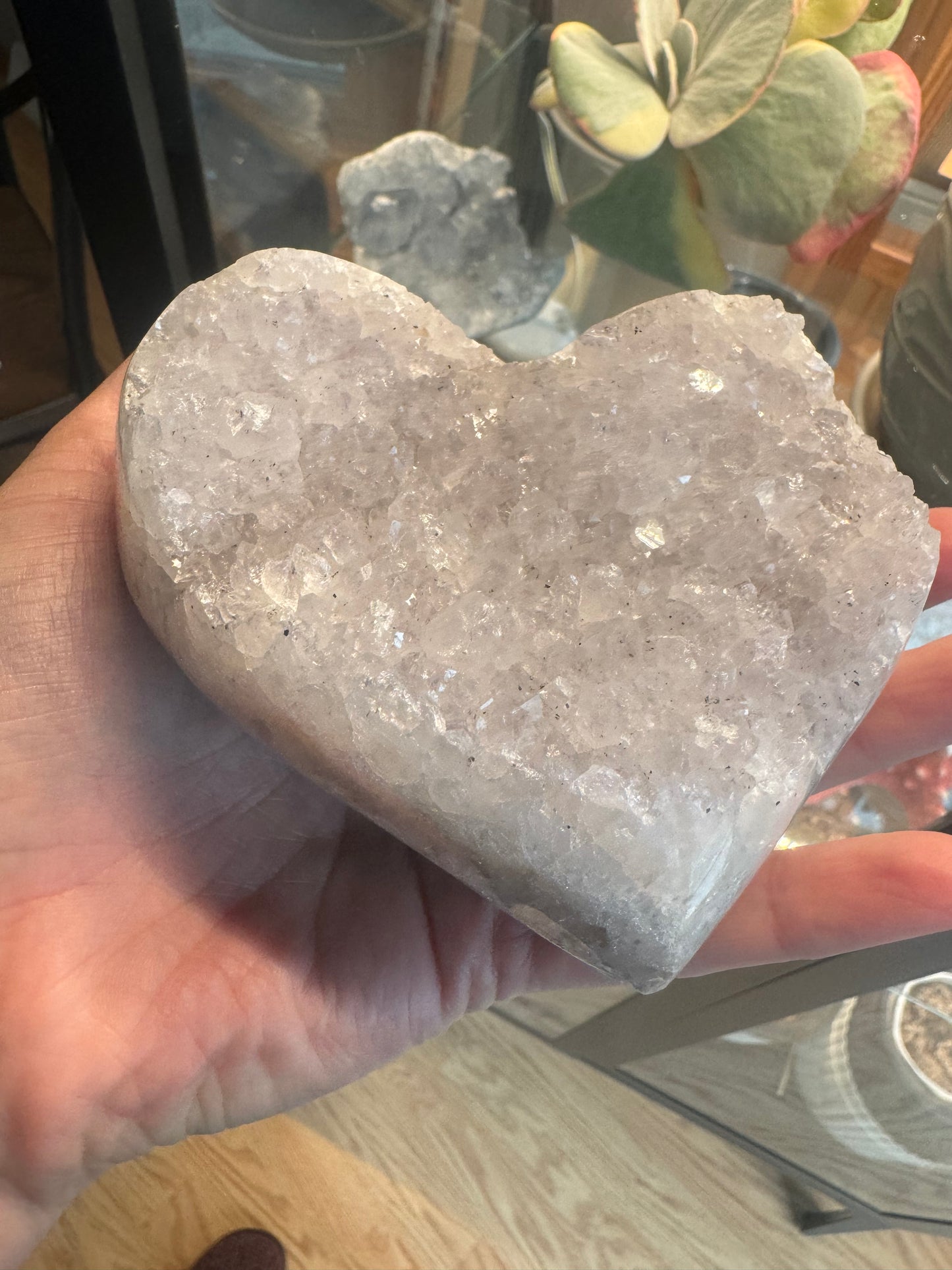 Clear Quartz Heart